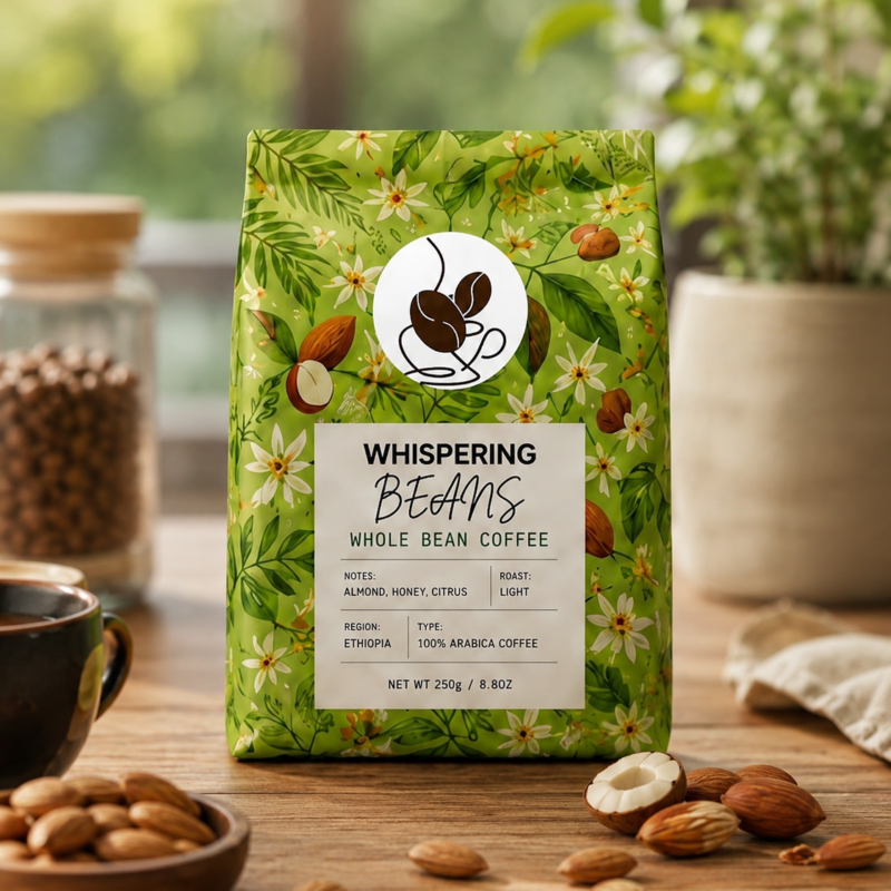 Almond honey coffee