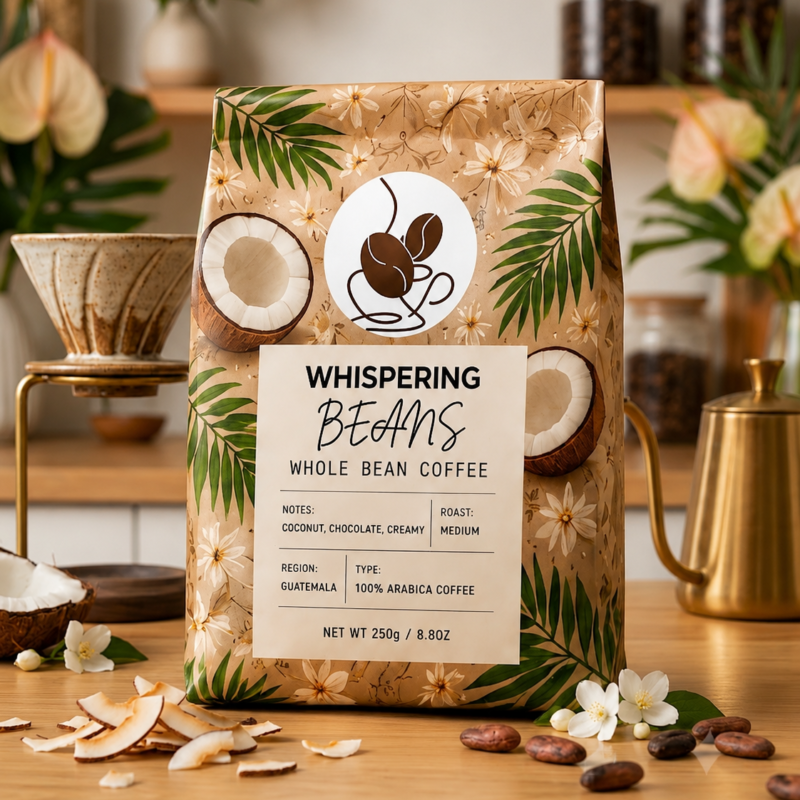 Coconut Chocolate Creamy Coffee