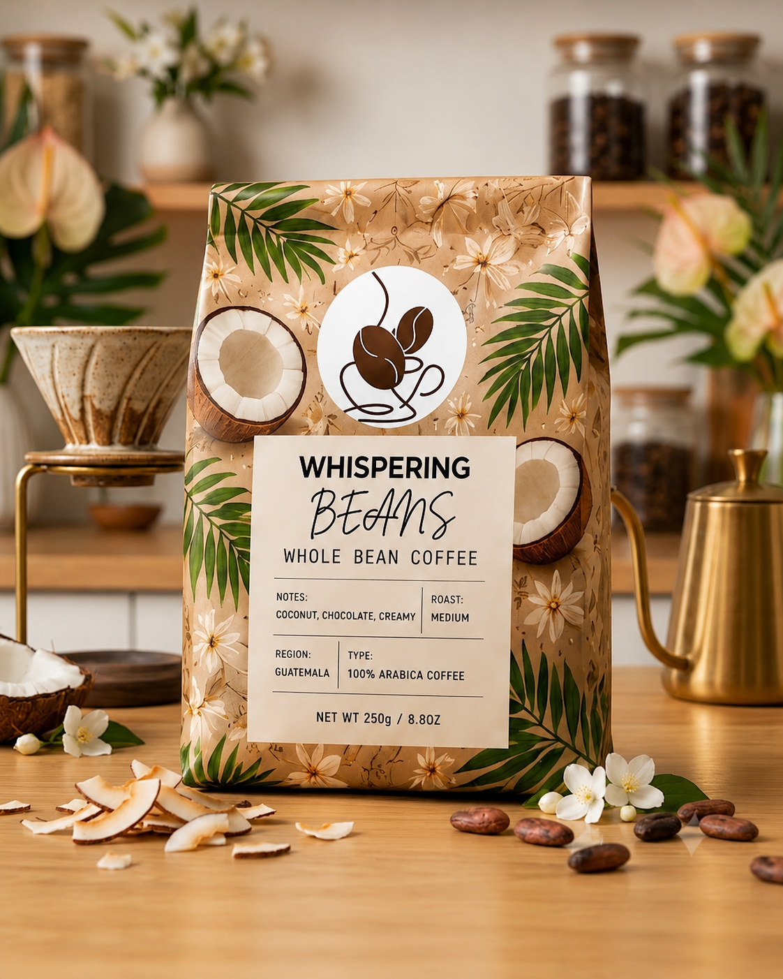 Coconut Chocolate Creamy Coffee