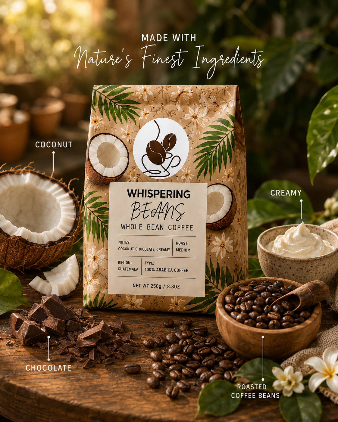 Coconut Chocolate Creamy Coffee - Image 2