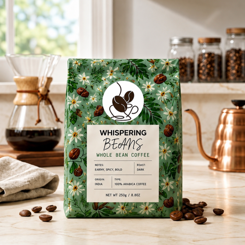 Earthy Spicy Bold Coffee