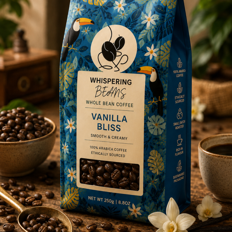 Vanilla Bliss Whole Bean Coffee