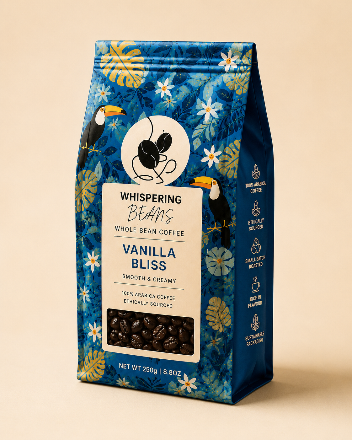 Vanilla Bliss Whole Bean Coffee - Image 5