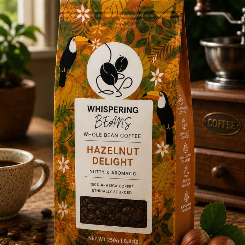 Hazelnut Delight Whole Bean Coffee