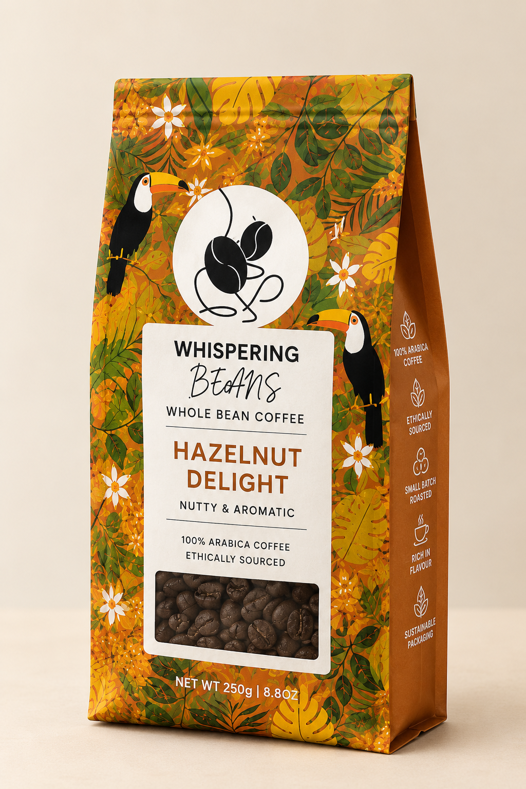 Hazelnut Delight Whole Bean Coffee - Image 2