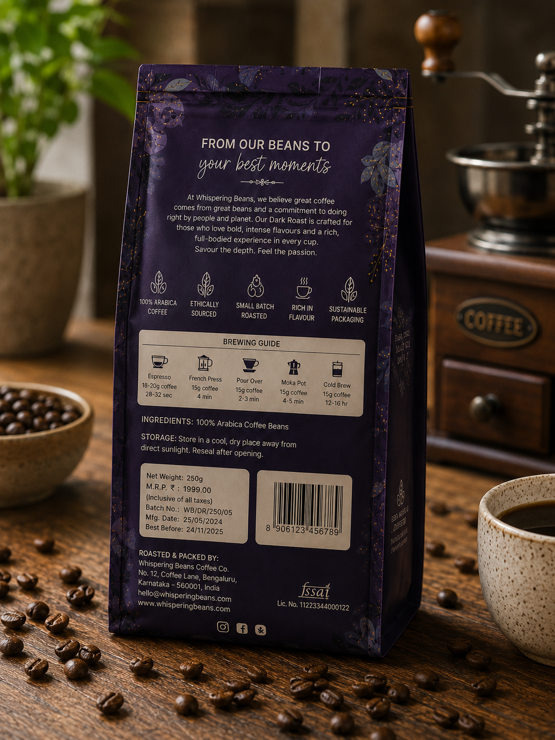 Dark Roast Whole Bean Coffee - Image 5