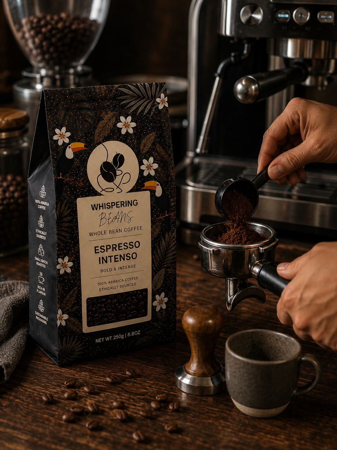 Espresso Intenso Whole Bean Coffee - Image 4