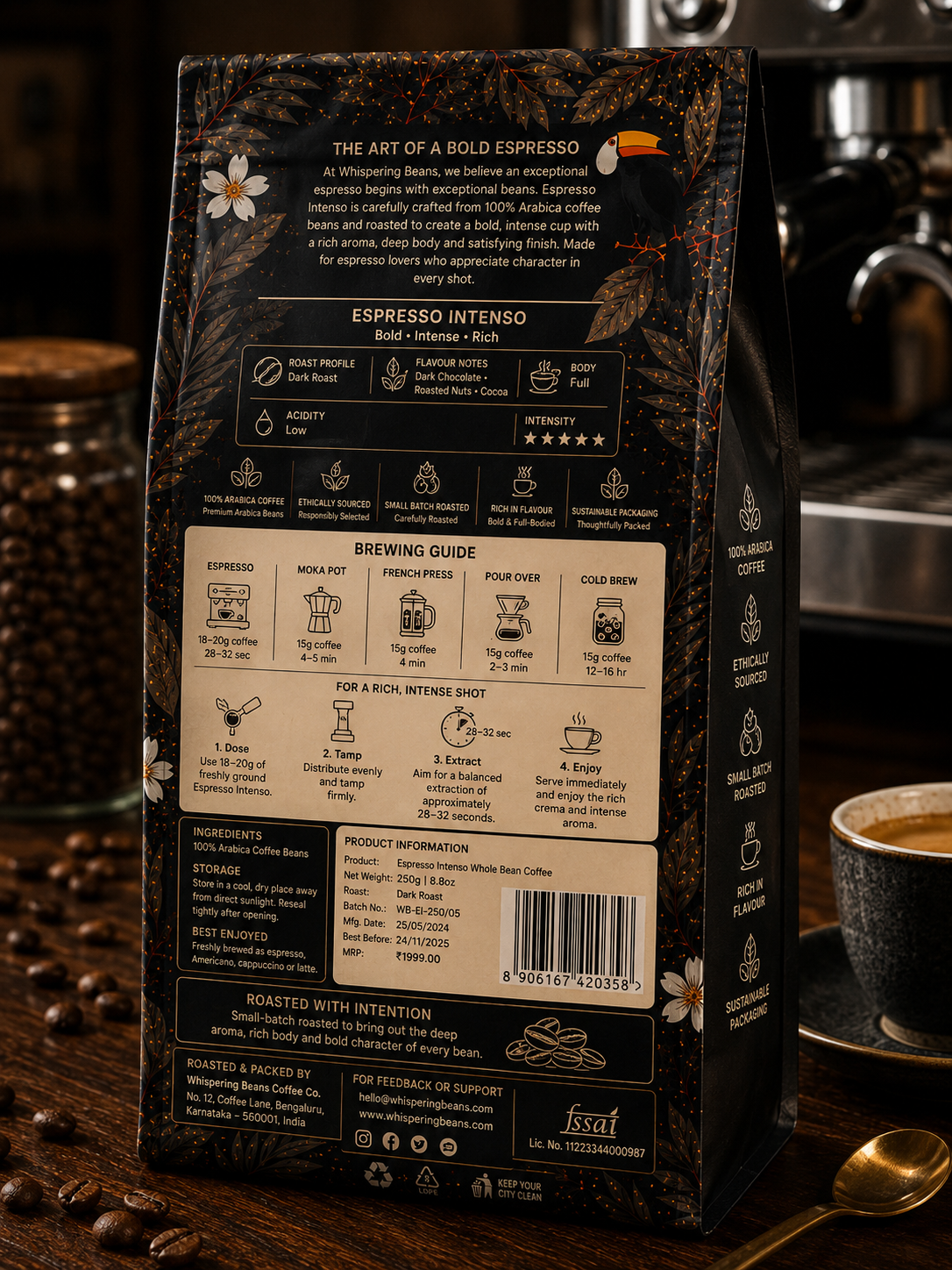 Espresso Intenso Whole Bean Coffee - Image 5