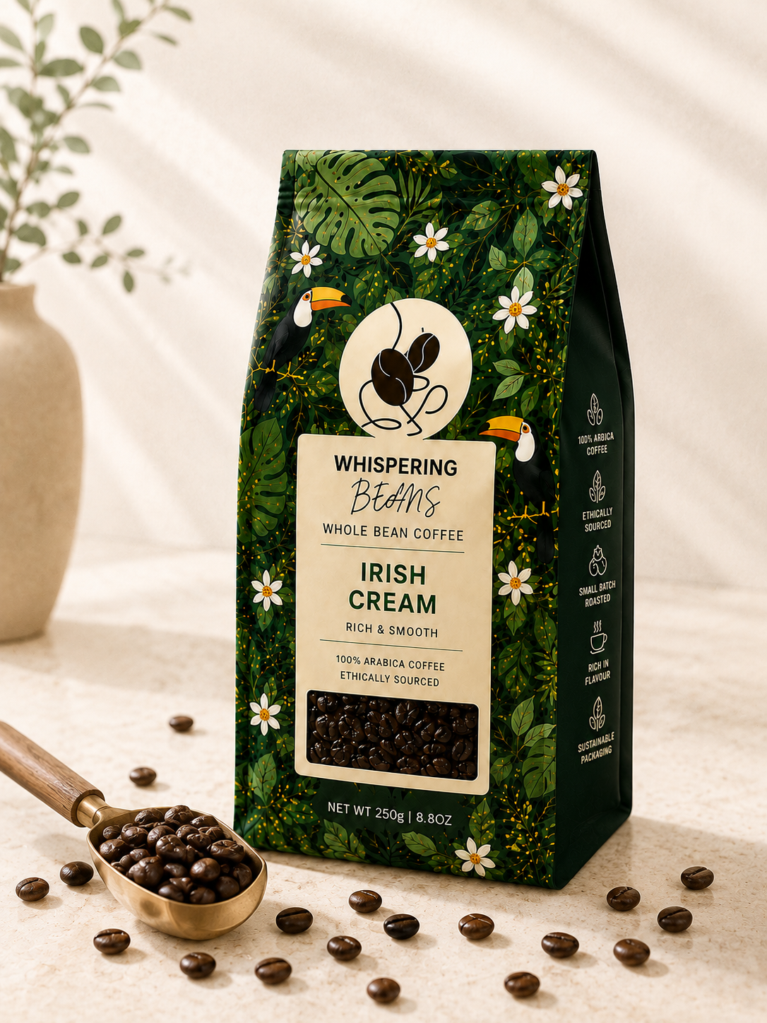 Irish Cream Whole Bean Coffee - Image 2