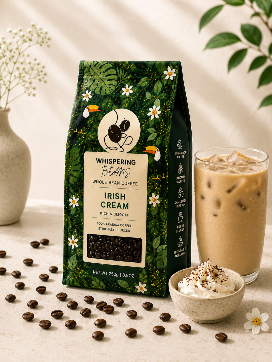 Irish Cream Whole Bean Coffee