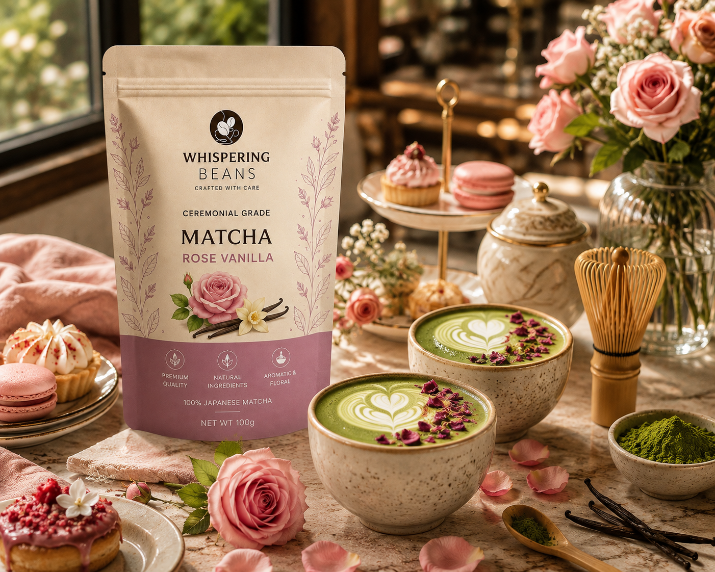 Rose Vanilla Matcha - Image 5