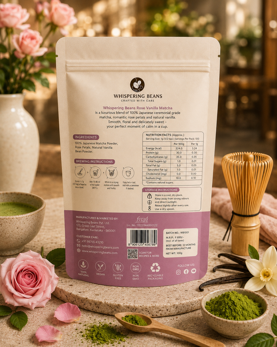 Rose Vanilla Matcha - Image 6