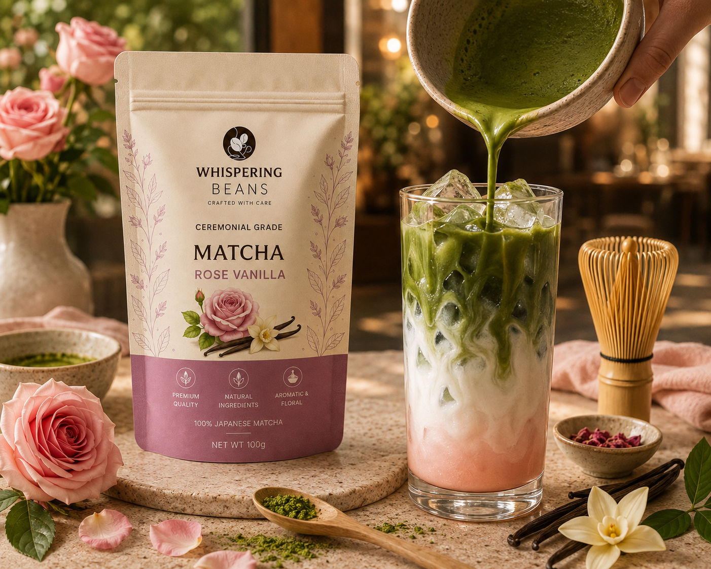 Rose Vanilla Matcha - Image 4