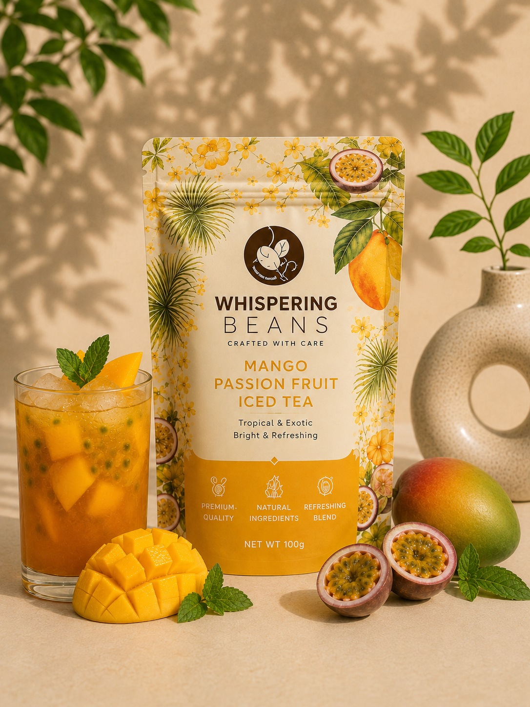 Mango Passion Fruit Iced Tea