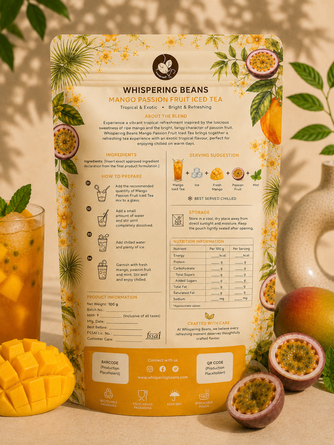 Mango Passion Fruit Iced Tea - Image 5