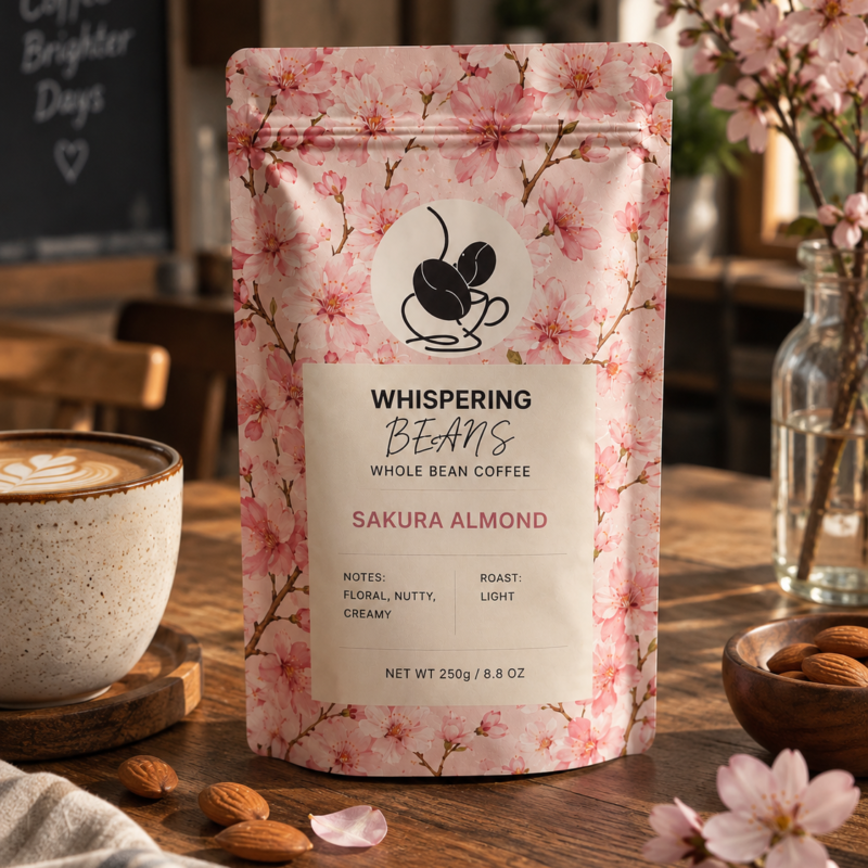 Sakura Almond Coffee