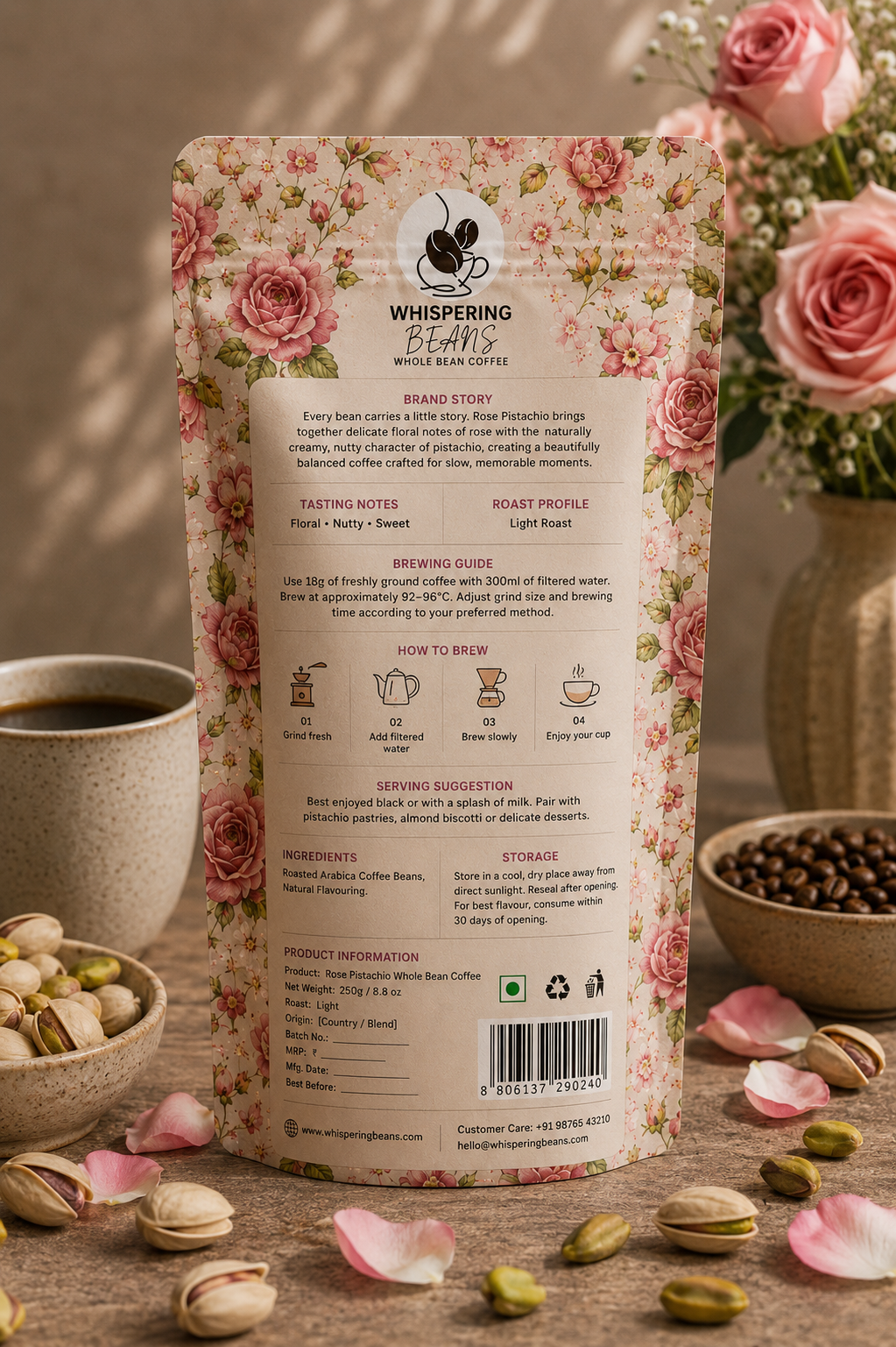 Rose Pistachio Coffee - Image 5