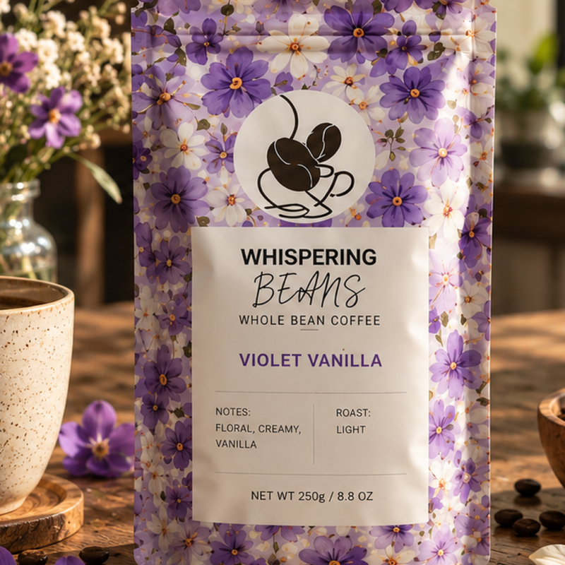 Violet Vanilla Coffee